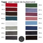 Equiline Octagon Wit Zwart Zwarte Glitter tape zwart koord - Afbeelding 4