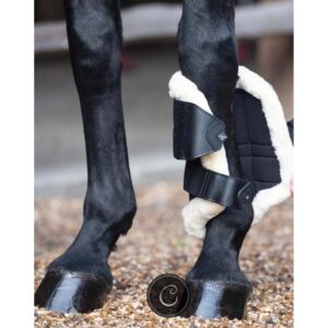 Lemieux Fleece Edge Mesh Brushing Boots Wit Naturel 3