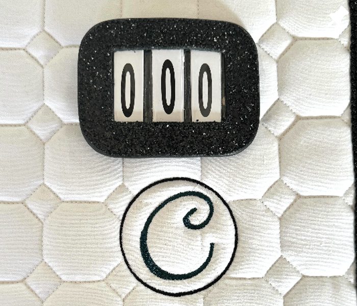 Startnummers hoofdstelnummers paard dressuur