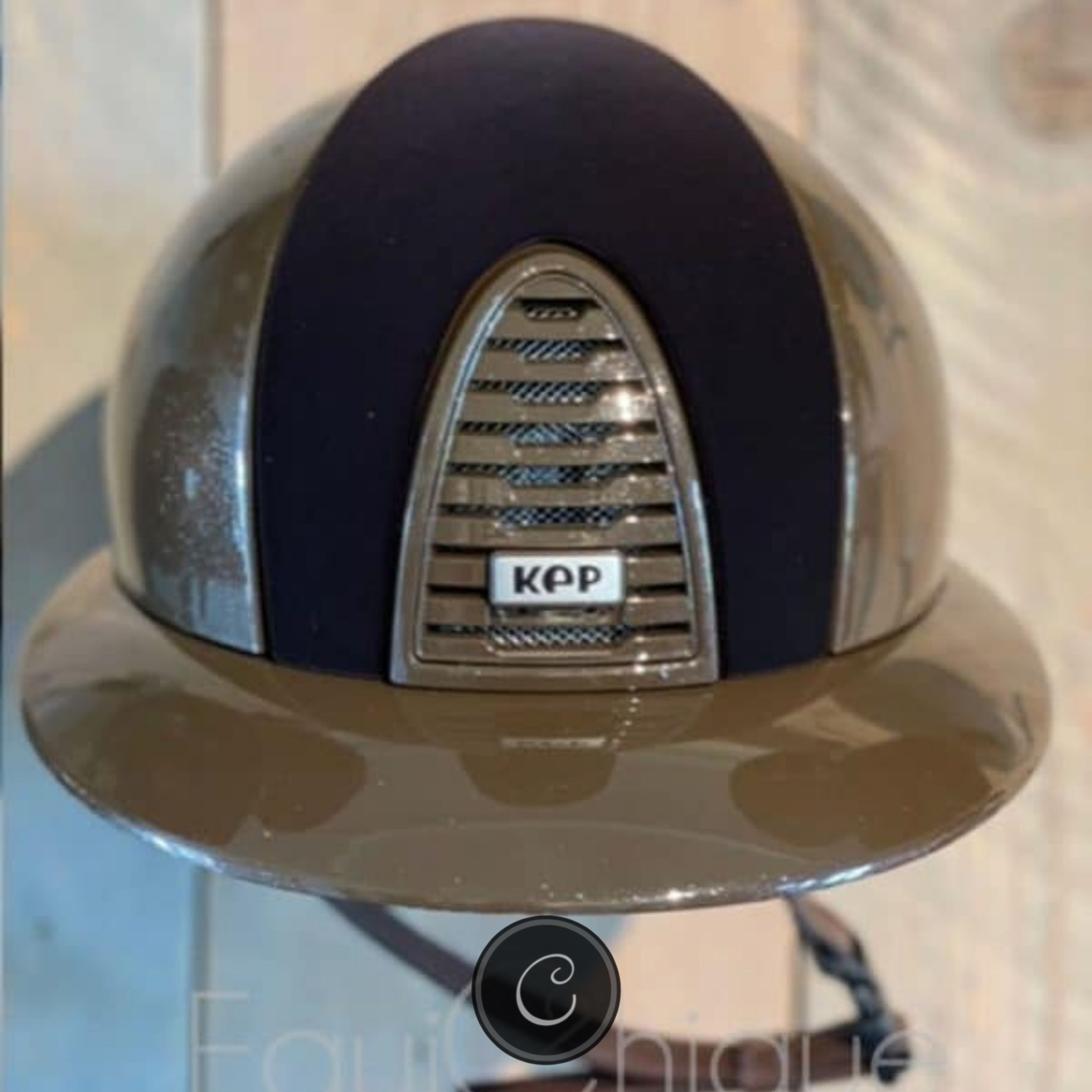 KEP Italia Polo Metal Diamond Bruin Velvet