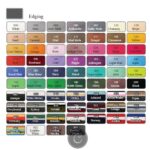 Equest stalgordijn randkleuren