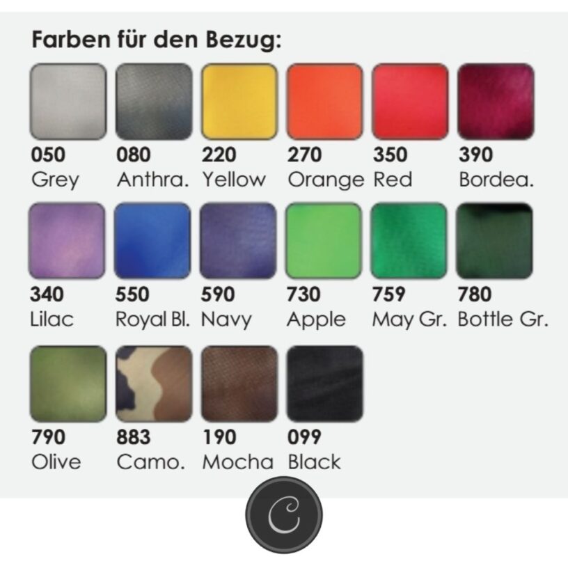 Kleuren custom regisseursstoelen