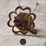 Reversspeld Klavertje vier Goud
