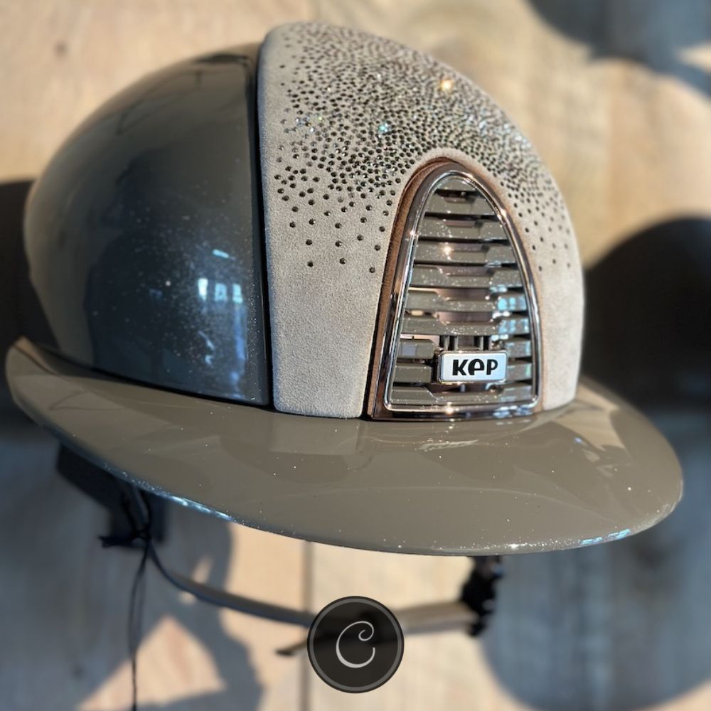 KEP Italia Polo Diamond Taupe Shaded Swarovski