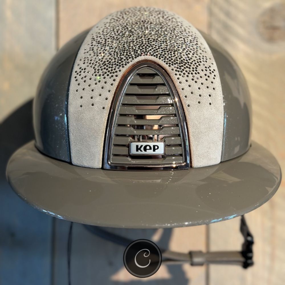 KEP Italia Polo Diamond Taupe Shaded Swarovski