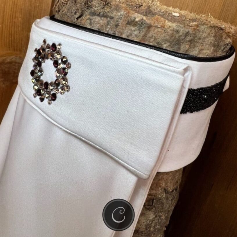 Zizi Horsedisgn Plastron Zwart donker Paars sale