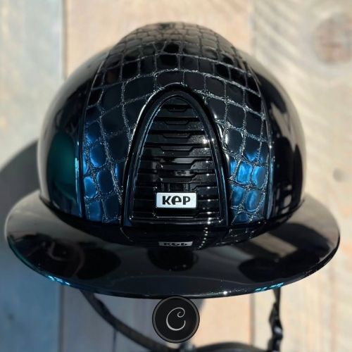Kep Italia croco zwart