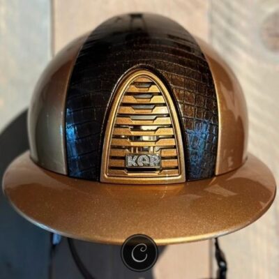 Kep Italia metal caramel bruin crocco