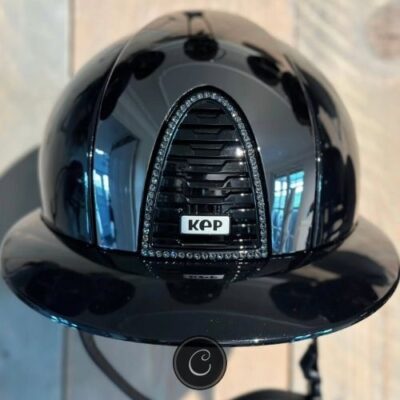 Kep Italia polish zwart black mirror Swarovski silver night