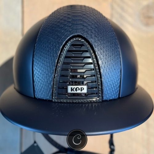 Kep Italia textile blauw cocco Swarovski