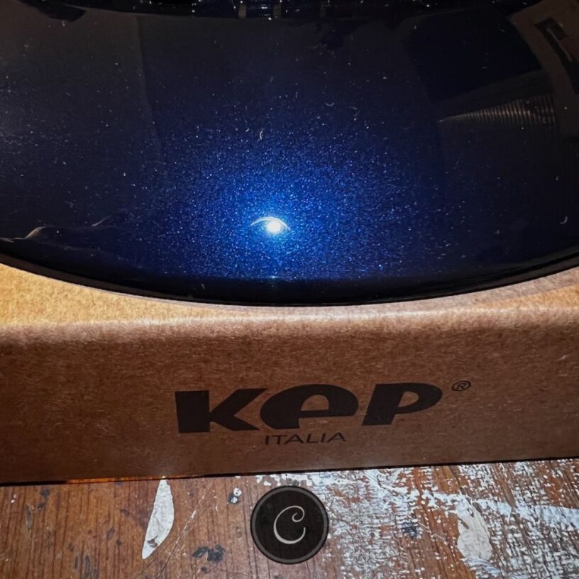 KEP Italia Box Polo klep Polish Blauw