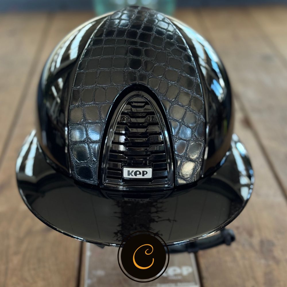 KEP Italia Polo Polish Zwart Crocco zwart