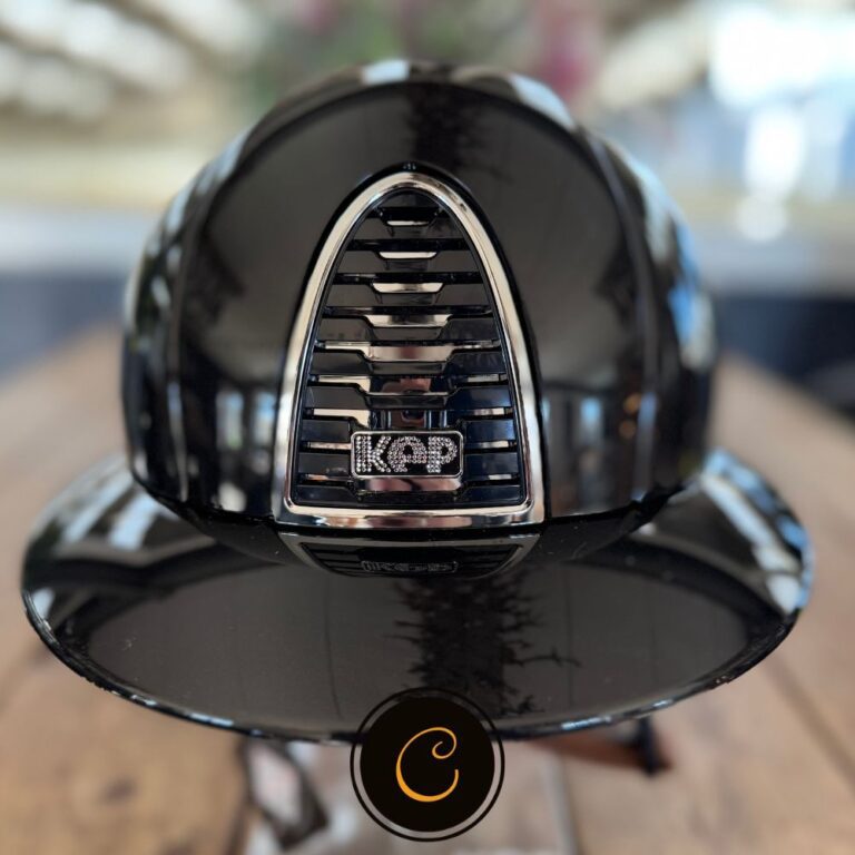 KEP Italia Polo Shine Zwart/Antraciet Cristalli