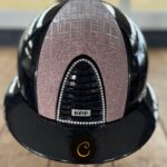 Daimond Zwart galassia pink en crystal swarovski frame