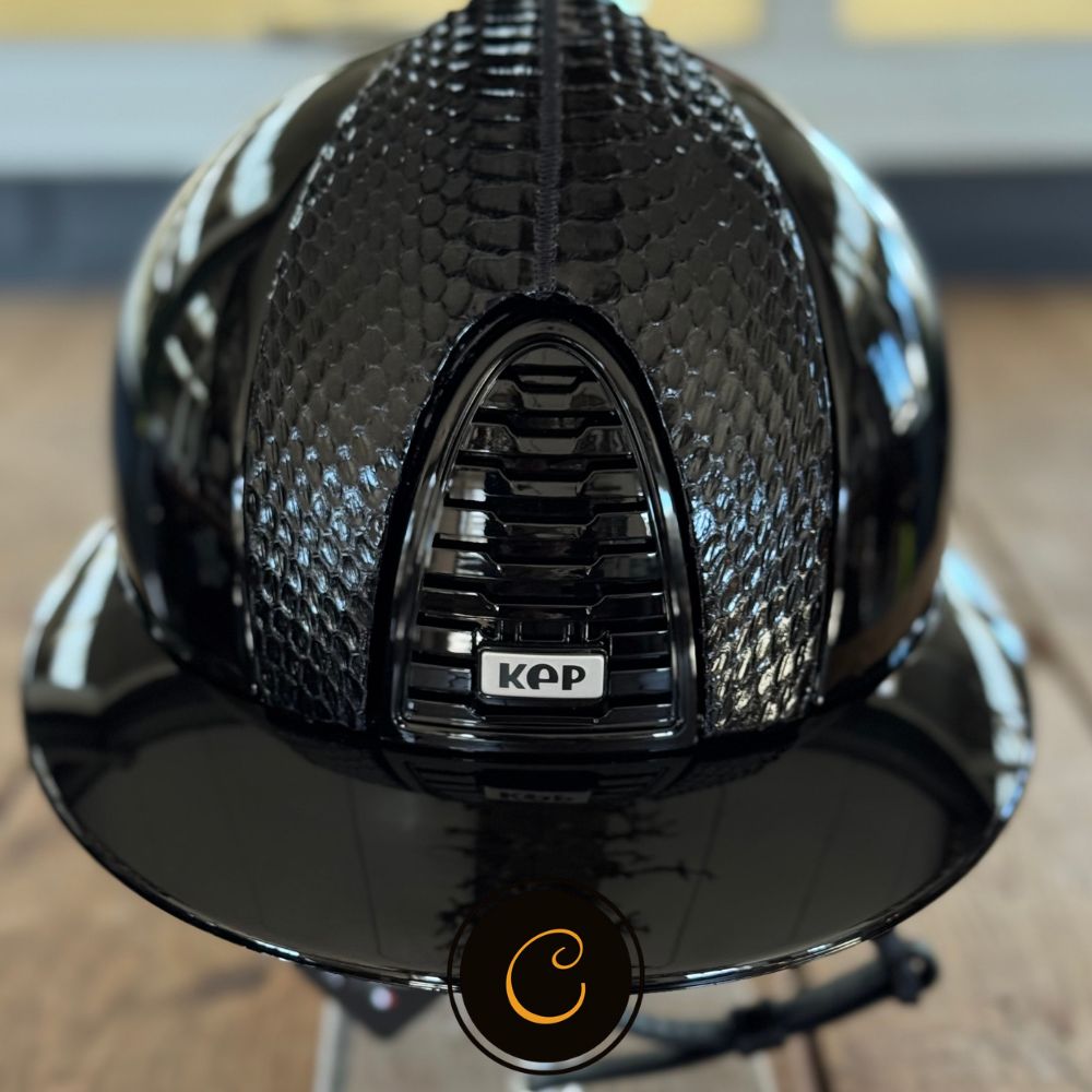 KEP Italia Polo Polish Zwart Python Zwarte voorinzet