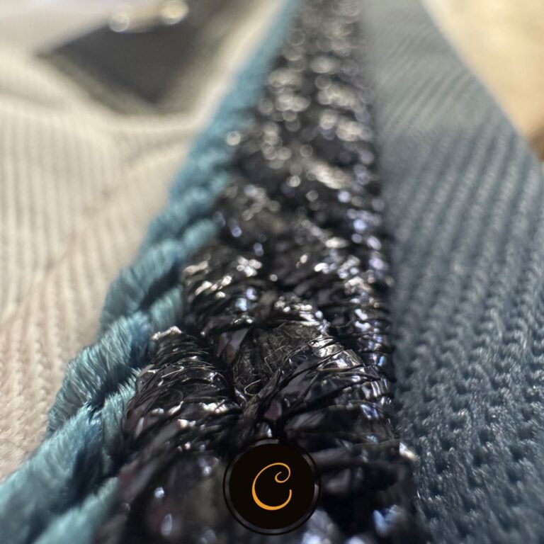 equiline inspiratie dekje Avio blauw glitter