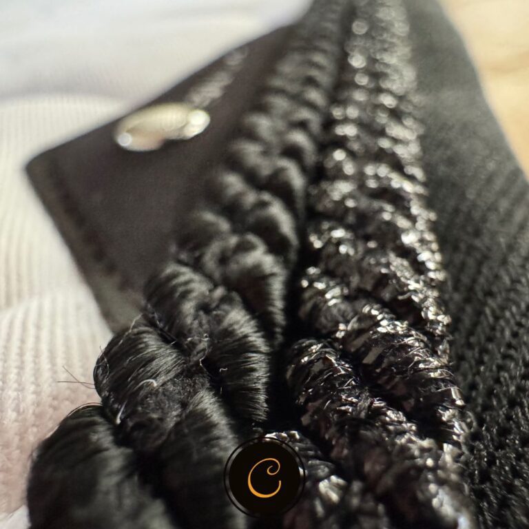 Equiline Octagon Wit Zwart Zwart lurex zwart