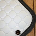 Equiline Octagon Wit Zwart Zwarte Glitter tape zwart koord - Afbeelding 2