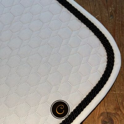 mattes quilt dekje spring model wit zwart