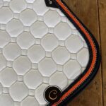 equiline octagon dressuur dekje oranje navul rhinestones strass