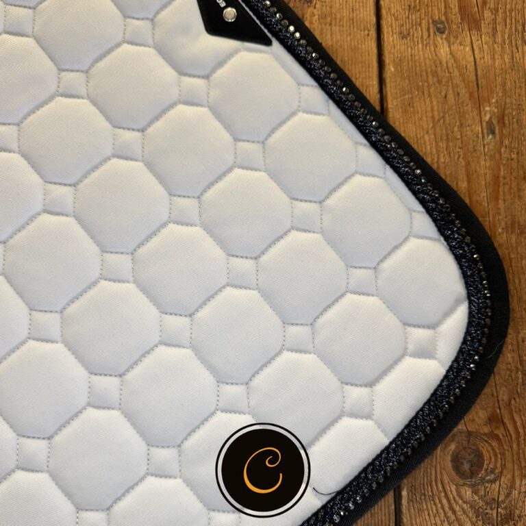 octagon equiline zwart zwart rhinestones dressuur extra full DNX